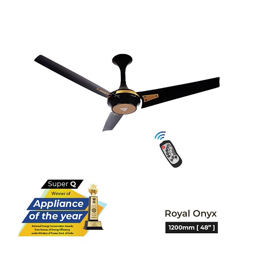 Superfan Super Q -ROX 1200 mm 3 Blades 35 W Royal Onyx Ceiling Fans_1