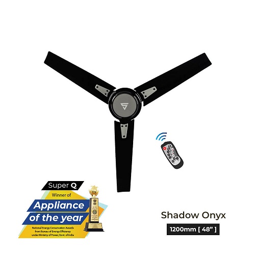Superfan Super Q -SOX 1200 mm 3 Blades 35 W Shadow Onyx Ceiling Fans_2