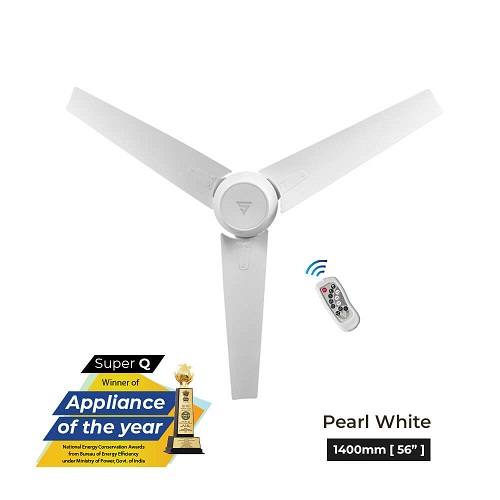 Superfan Super Q -PWE 1400 mm 3 Blades 35 W Pearl White Ceiling Fans_2