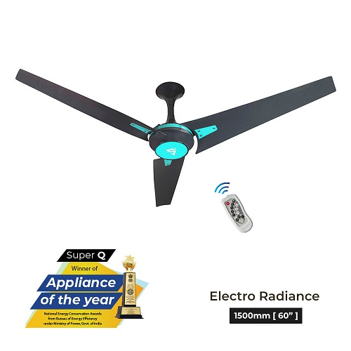Superfan Super Q -ERE 1500 mm 3 Blades 40 W Electro Radiance Ceiling Fans_1