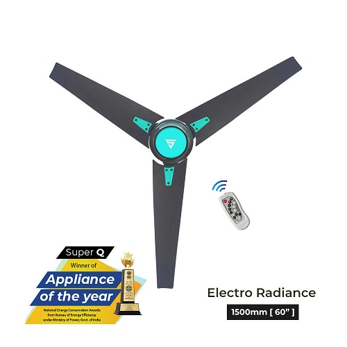 Superfan Super Q -ERE 1500 mm 3 Blades 40 W Electro Radiance Ceiling Fans_2