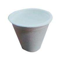 Plain Bagasse Water Disposable Cups 220 mL White_0