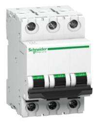 Schneider Electric A9N3P06C Three Pole 6 A C Curve MCB_0