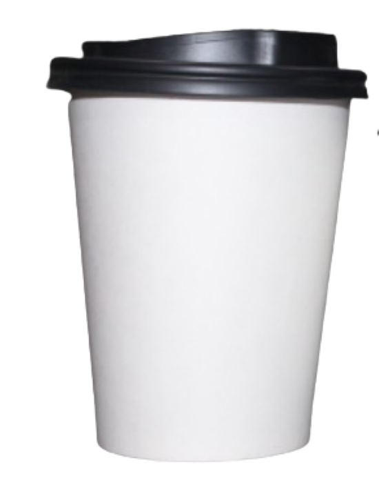 Double Wall Paper Coffee Disposable Cups 240 mL White_0