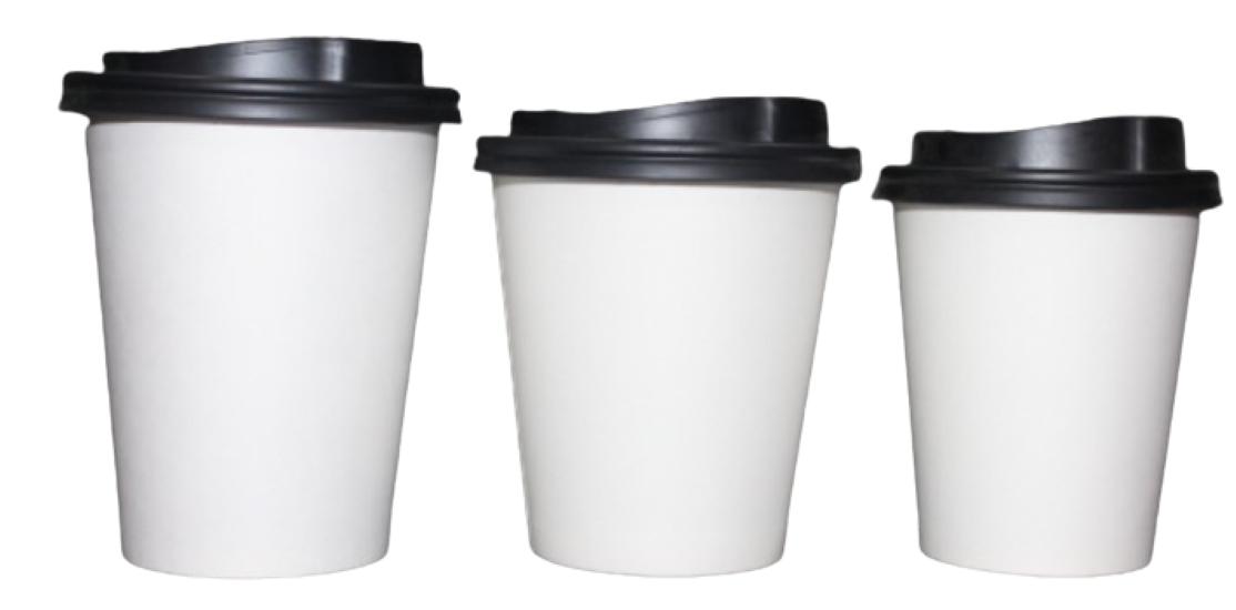 Double Wall Paper Cold Drink Disposable Cups 300 mL White_1