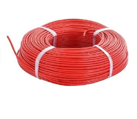 RAMSON 1 sqmm FR PVC Electric Wire Red 90 m_1