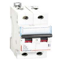 Legrand 408628 Double Pole 6 A C MCB_0