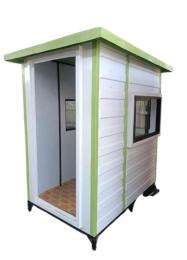 Khmma Mild Steel 8 ft Portable Security Cabin_0