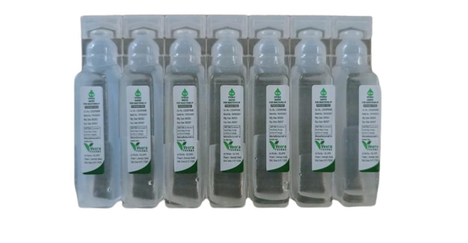 VEERA PHARMA 10 ml HDPE 2 in Sterile Bottle for Injection Water_3