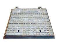 SWASTIKA Recessed Manhole Cover Cast Iron Polished 595 x 595 mm_0