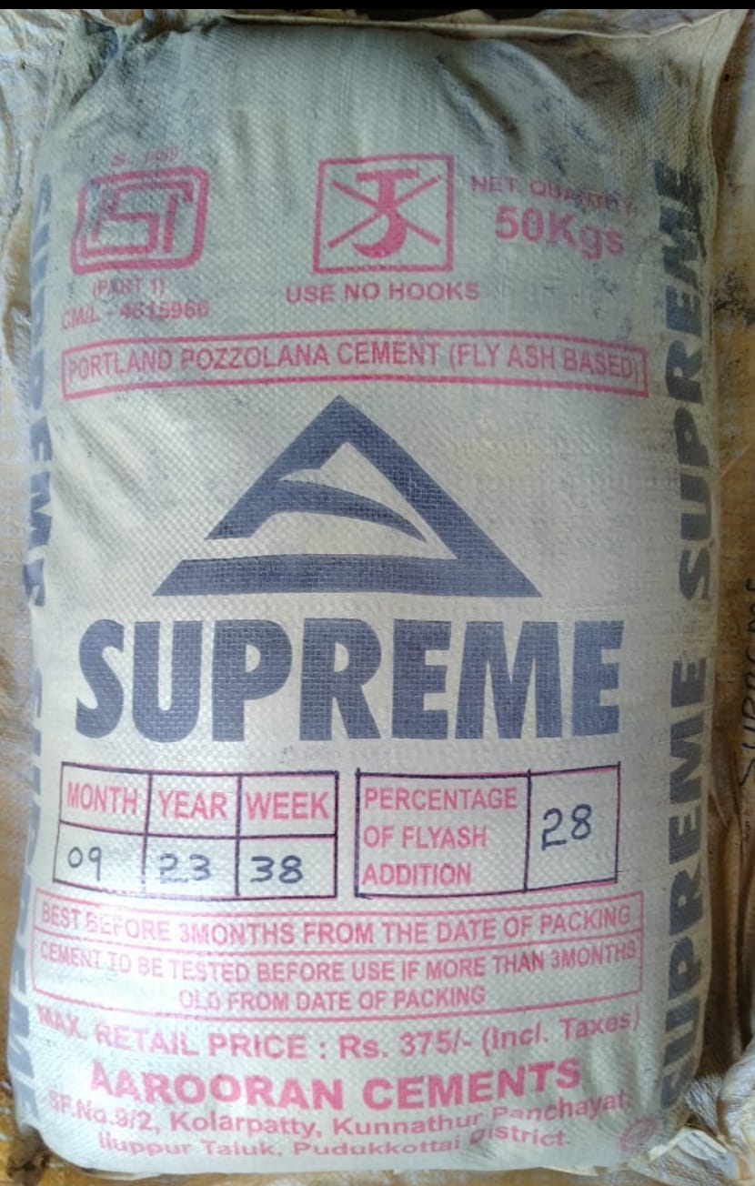 Supreme PPC Cement 50 kg_1