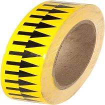 SAFENESS Self Adhesive Tapes Vinyl Yellow and Black 10 m_0