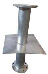 TECHCORAL Galvanized Iron Puddle Flanges 12 inch_0