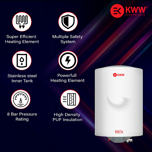 KWW Breta 15 L 4 Star Storage Geysers_1