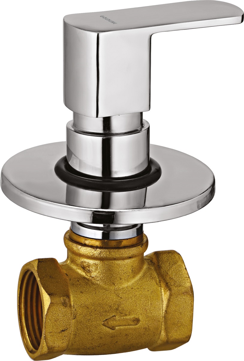 GSW USA AA-104G Cold Stem Check Unit No Lead With B Handle Polished Chrome Faucet - View #7