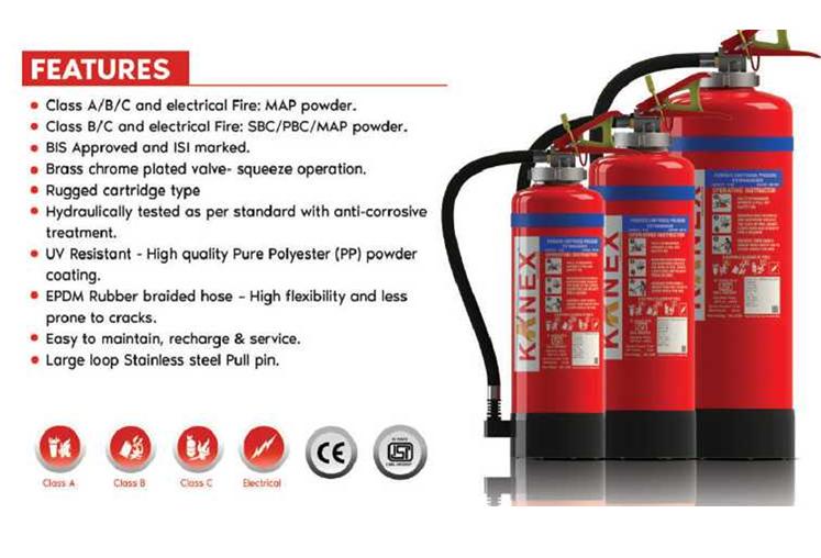KANEX 6 kg Dry Chemical Powder Fire Extinguishers_1