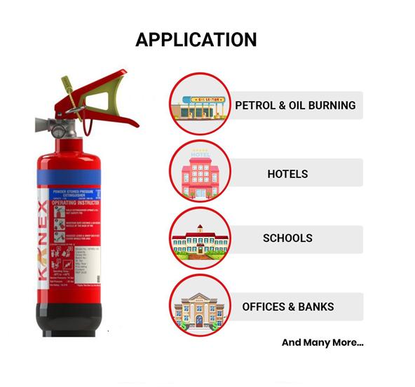 KANEX 4 kg Dry Chemical Powder Fire Extinguishers_1
