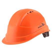 Karam Polypropylene Copolymer Fluorescent Orange Air Ventilated Safety Helmets PN541_0