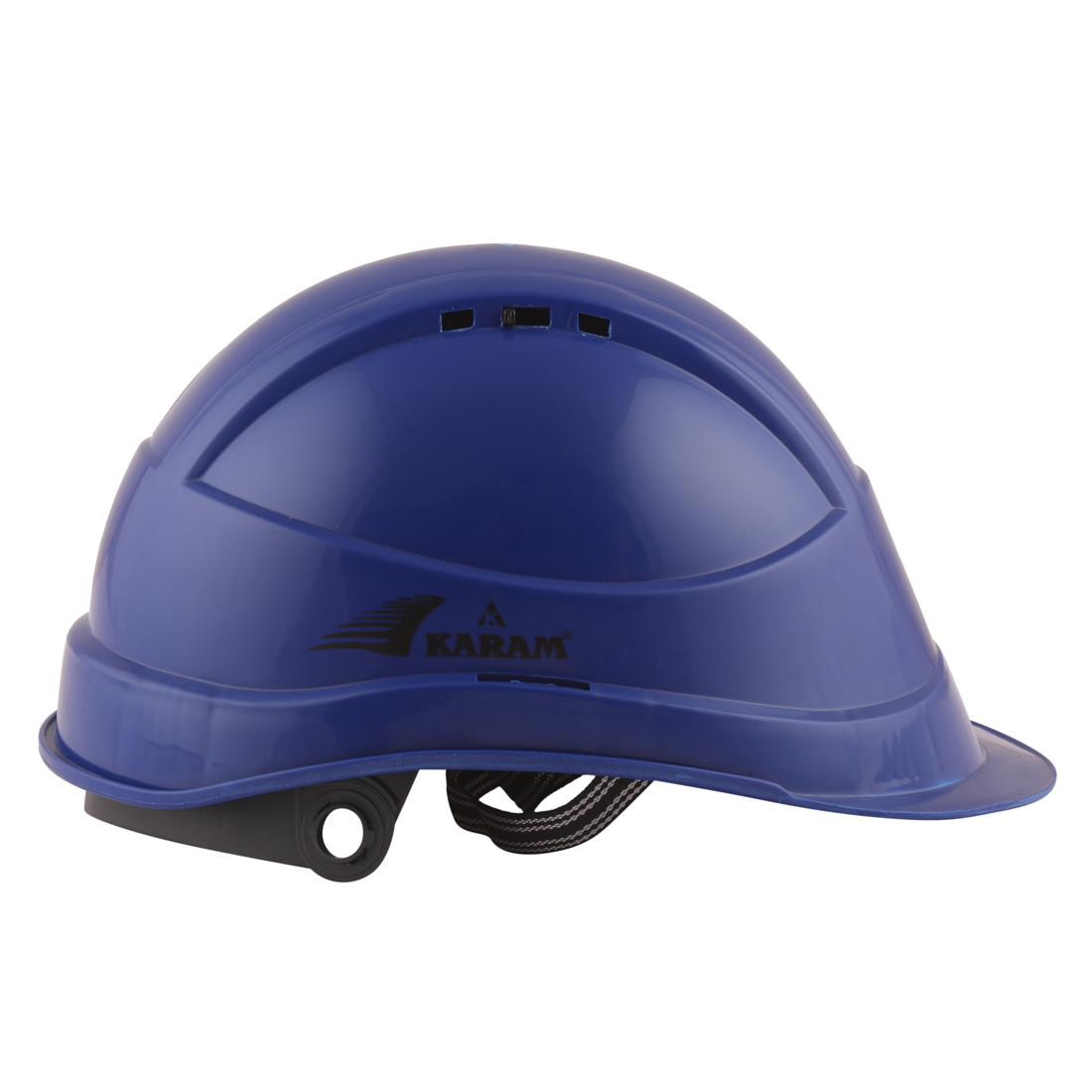Karam Polypropylene Copolymer Lamination Blue Air Ventilated Safety Helmets PN541_2