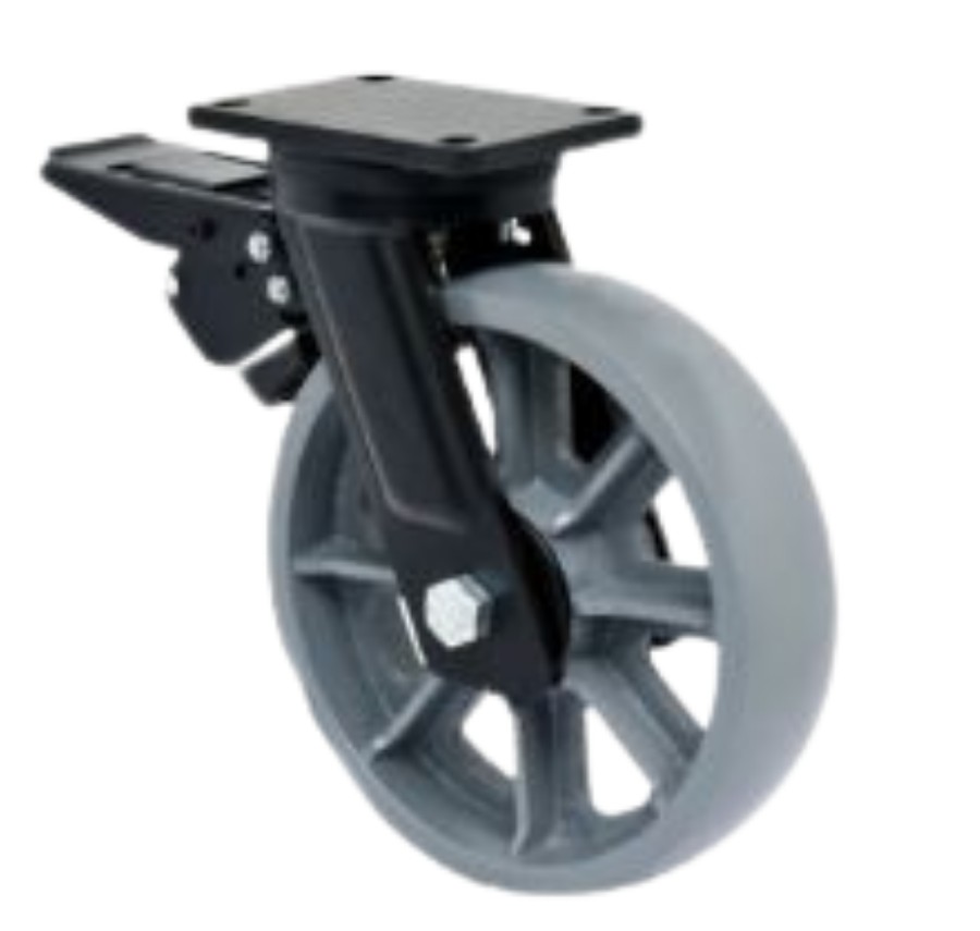 125 mm Cast Iron Swivel Caster Wheel 110 kg_0