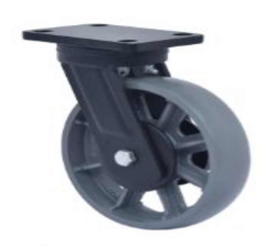 125 mm Cast Iron Swivel Caster Wheel 140 kg_0