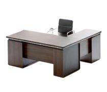 Featherlite Reception Office Tables Brown Wooden_0