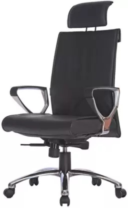 Featherlite Revolving Black 1200 x 500 x 490 mm Plastic Office Chairs_0