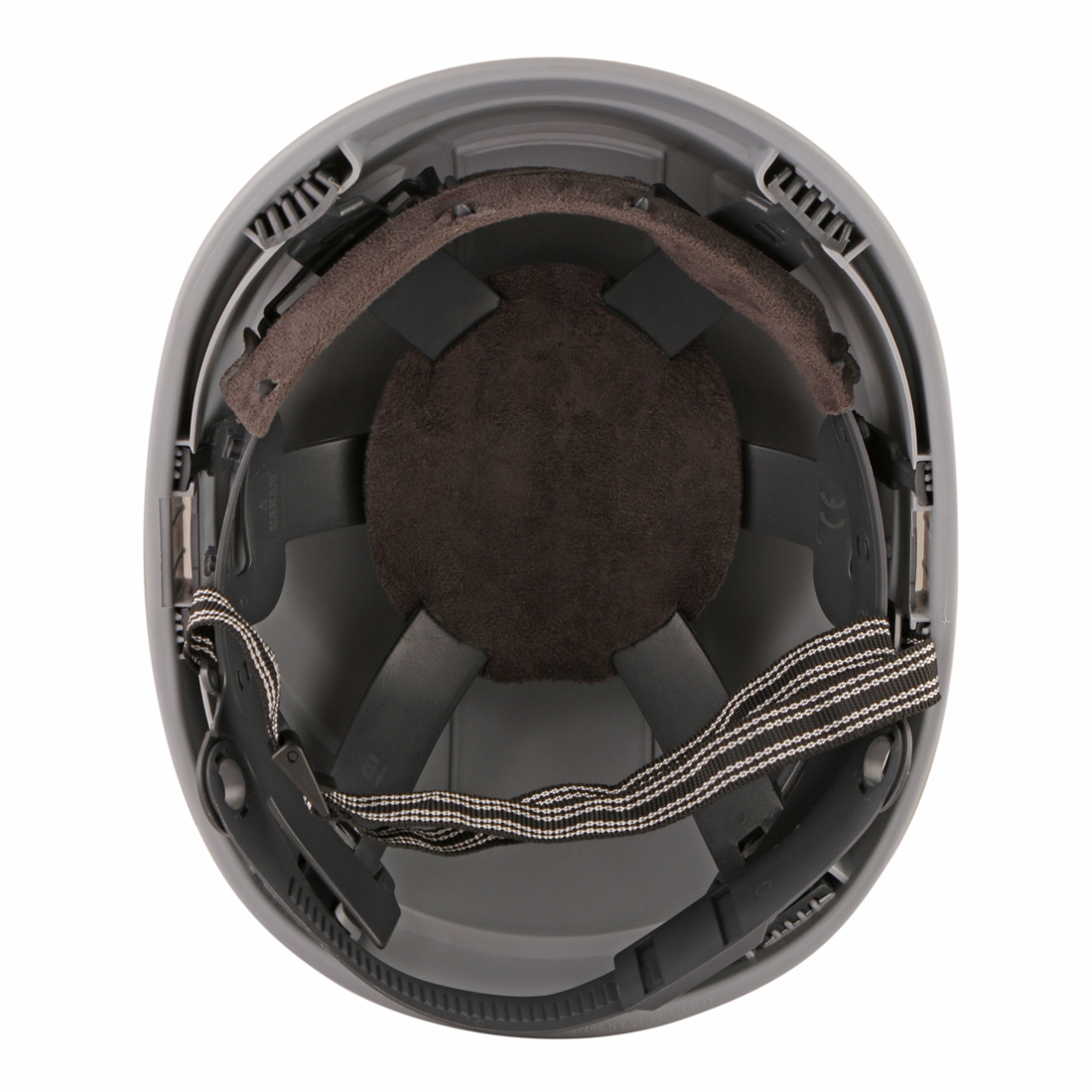 Karam Polyethylene Apex Grey Air Ventilated Safety Helmets PN545_4