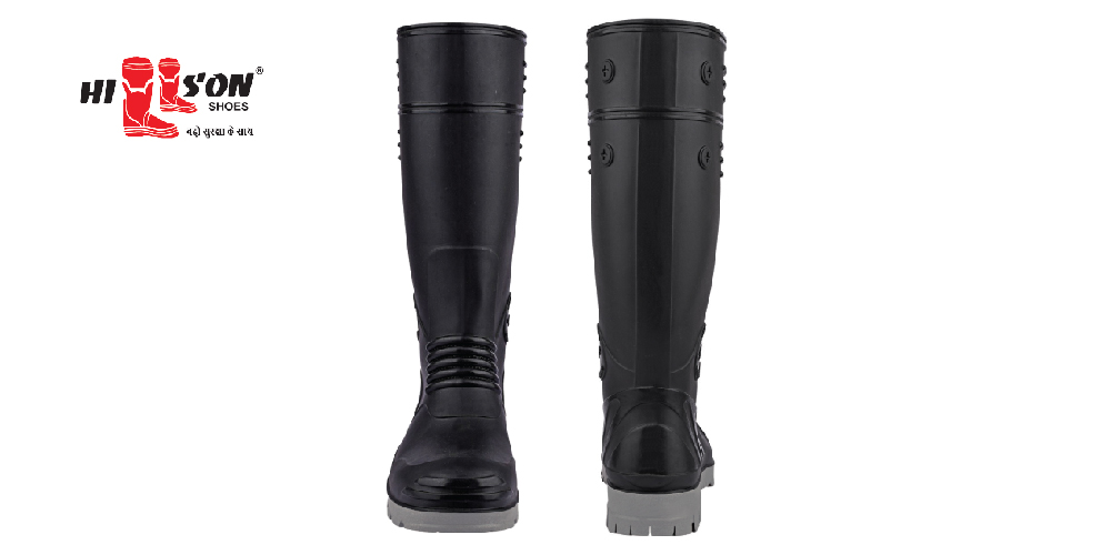 Hillson Torpedo 212 Fully Moulded Hard PVC Gumboots_1