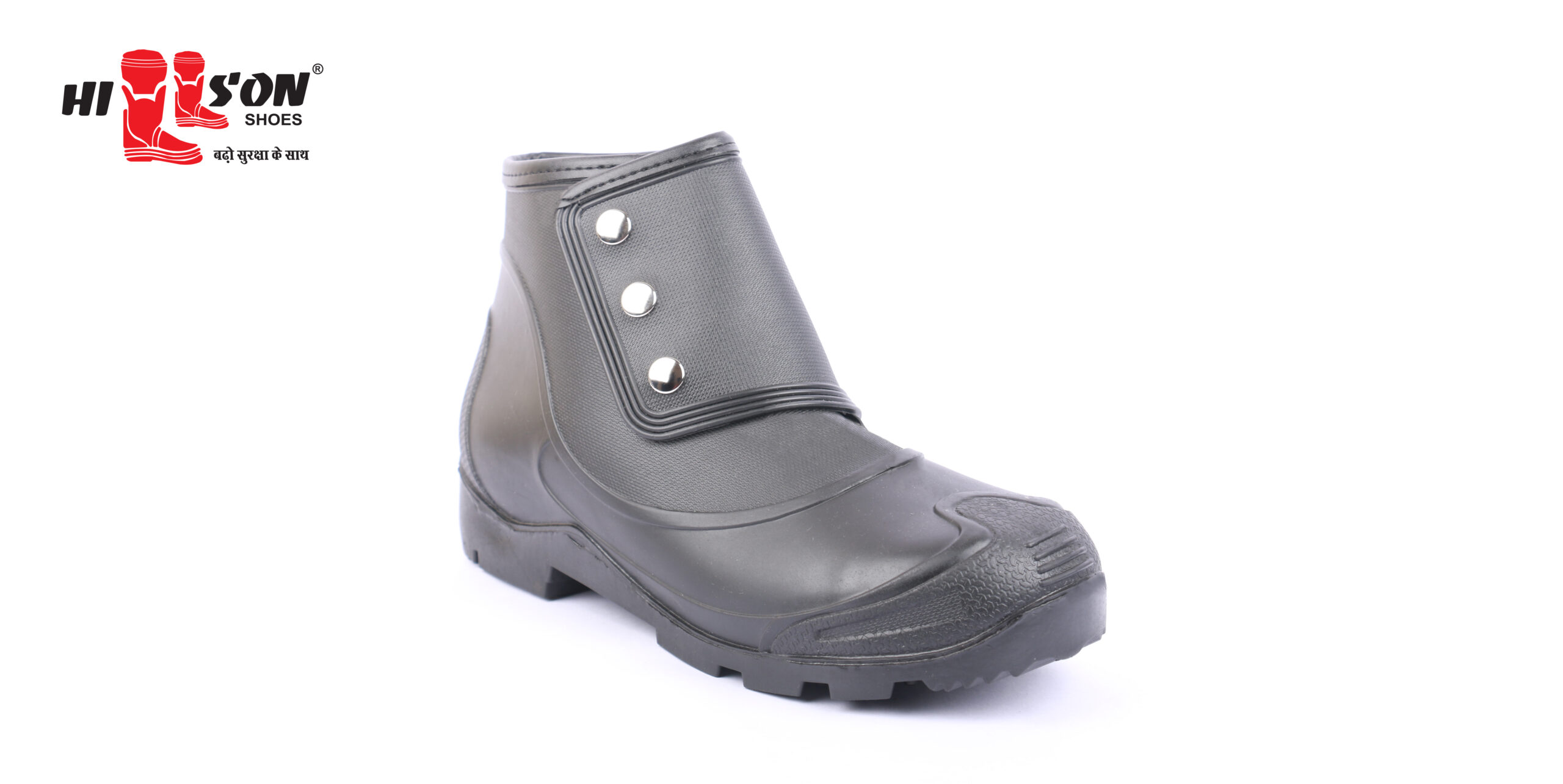 Hillson no risk steel toe sale black gumboot