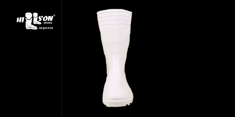 Hillson Welcome White Hard PVC Gumboots_2