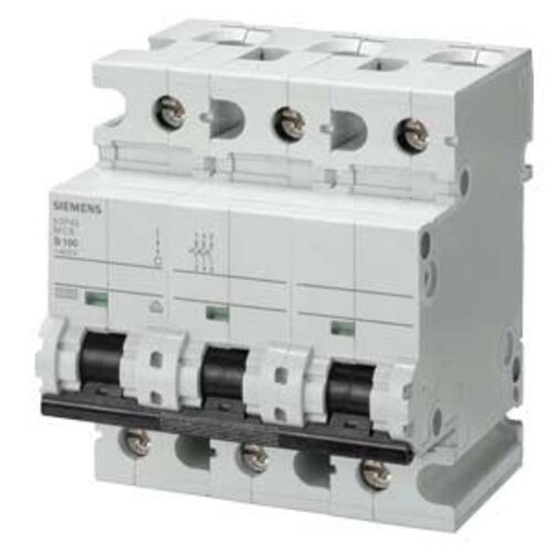 SIEMENS 5SP43917RC Four Pole 100 A C MCB_0