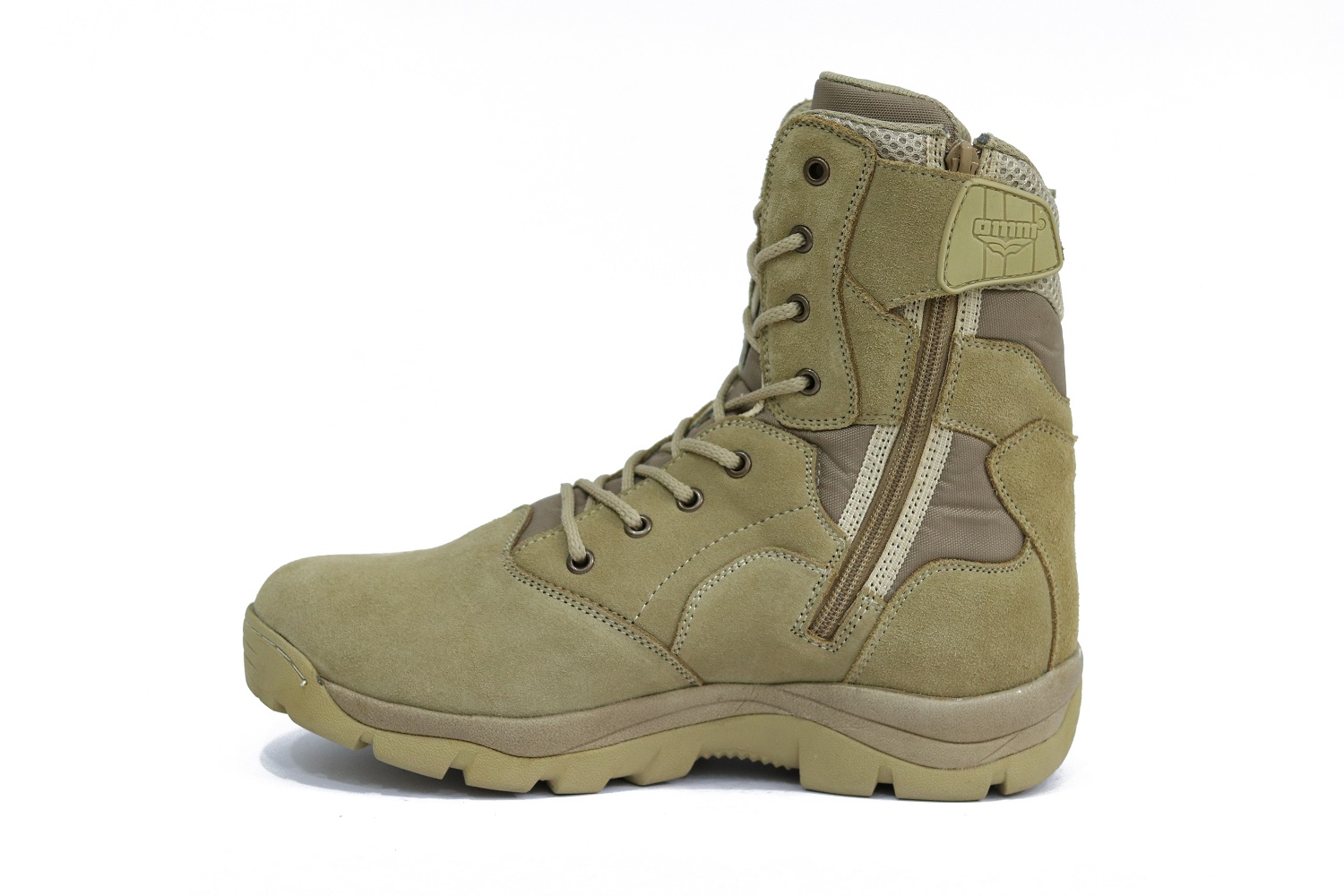 Omni Viper Buff Leather Plain Toe Safety Shoes Camouflage_1