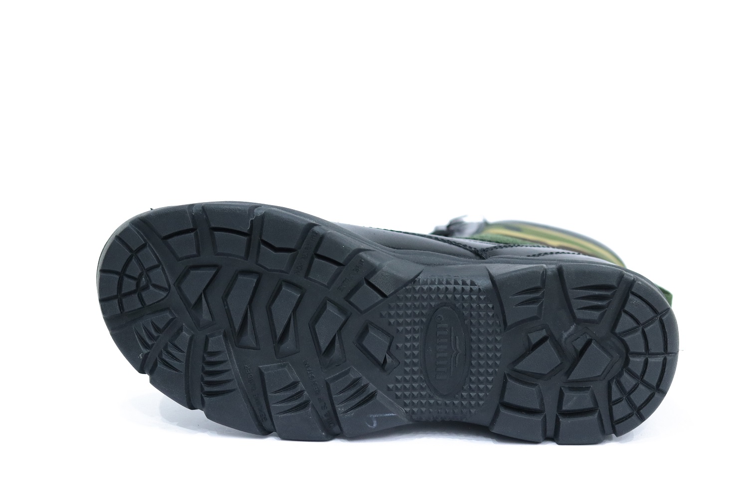 Omni Trooper Buff CG Leather Plain Toe Safety Shoes Black_1