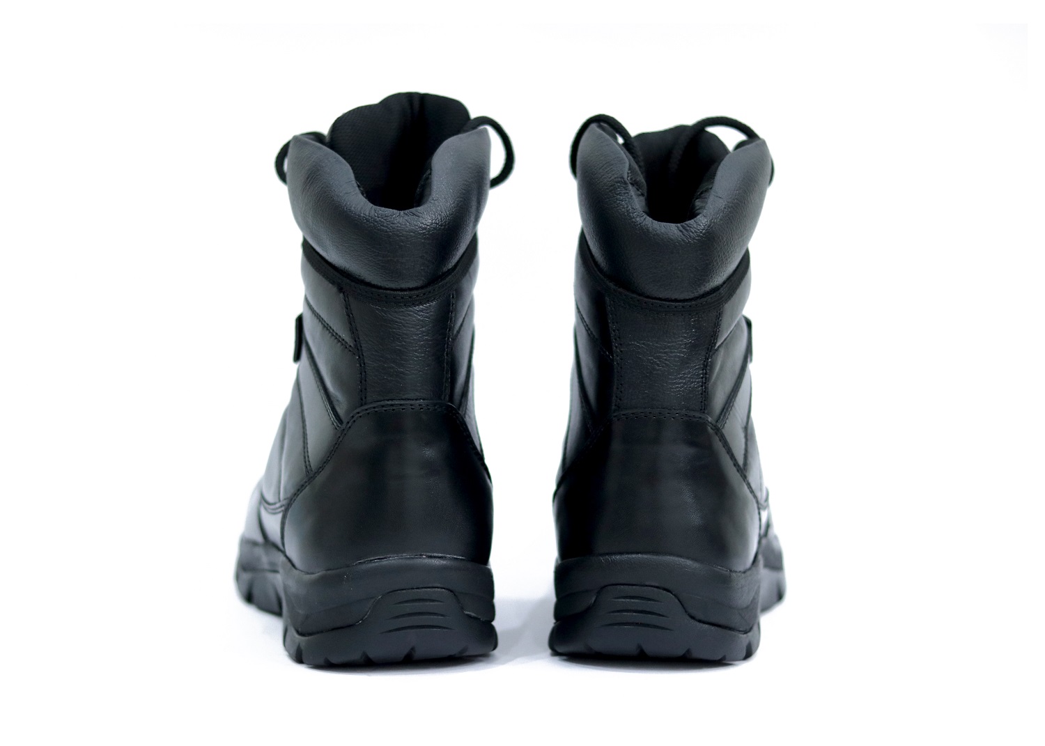 Omni 7021 Buff CG Leather Plain Toe Safety Shoes Black_3