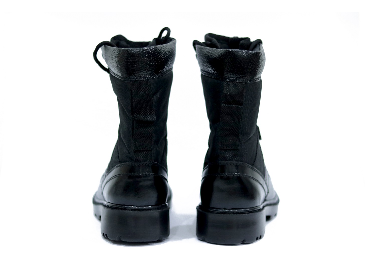 Omni DVS Light Buff Barton Leather Plain Toe Safety Shoes Black_3