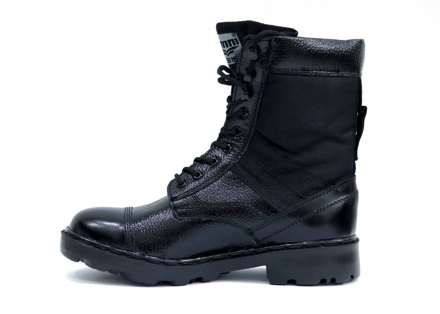 Omni DVS Light Buff Barton Leather Plain Toe Safety Shoes Black_2