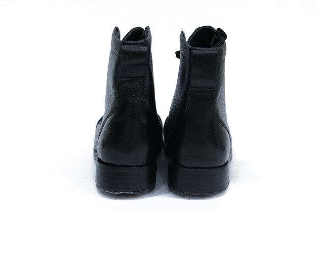 Omni Ammunition Boot Barton Leather Plain Toe Safety Shoes Black_2