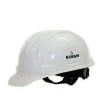 Karam PVC White Air Ventilated Safety Helmets PN501_0
