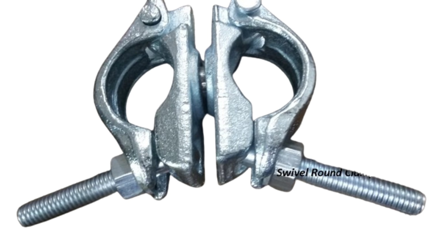 HP-CARBONSHIELD 40 x 40 mm Zinc Plated Forged Swivel Scaffolding Coupler 10 kN_0