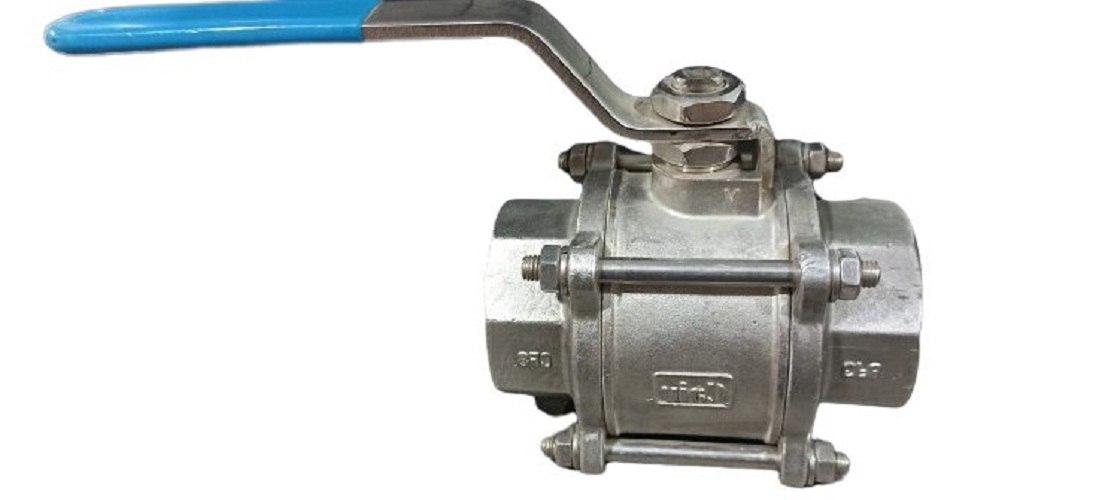 Cair 50 mm Manual Stainless Steel Ball Valves Screwed 3 PIECE 2 WAY_1