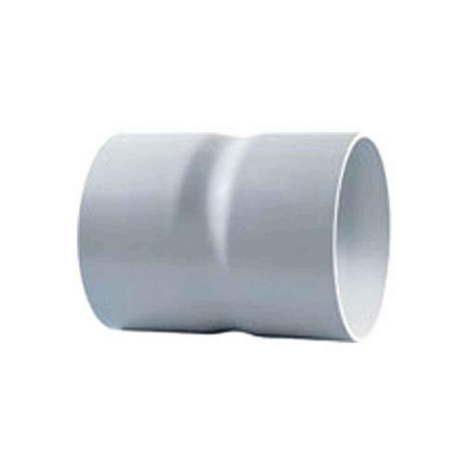 KUNDAN PVC 63 mm Round Grey Pipe Coupler_0