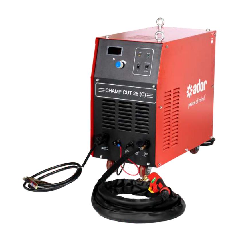 Ador 100 A Plasma Cutting Machine CHAMPCUT 25C 20 mm 100 A @ 100%_0