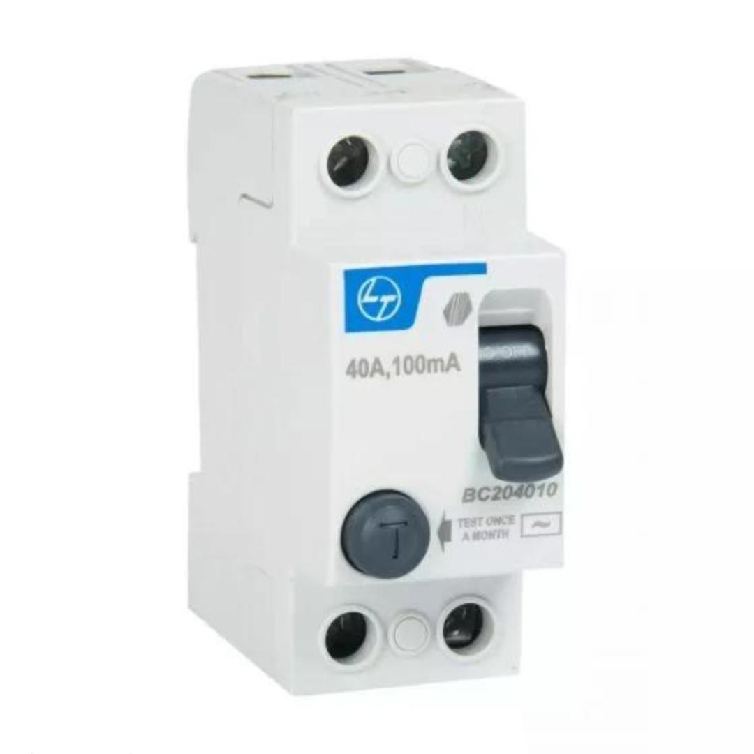 L&T BC204010 40 A Double Pole 100 mA RCCB_1