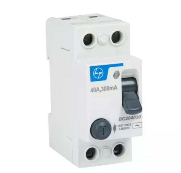 L&T BC204030 40 A Double Pole 300 mA RCCB_2
