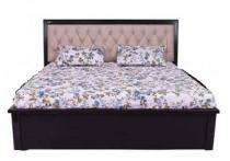 Wood Box Double Bed 1984 x 1220 mm Brown_0