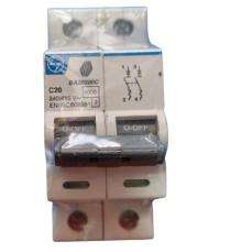 L&T BA20200C Double Pole 20 A C Curve MCB_0