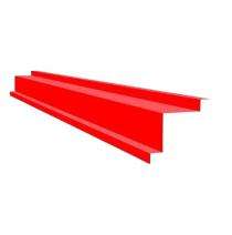 JSW Stainless Steel Red 0.5 mm Corner Roof Flashing 3500 x 610 mm_0