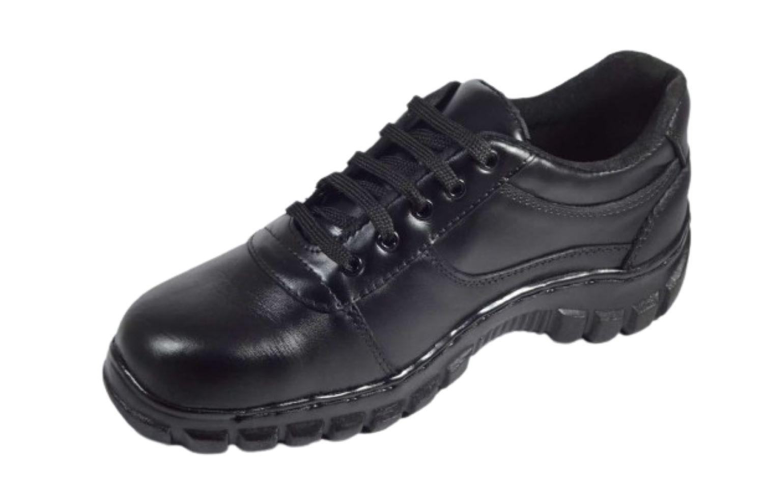DBN STYLE 003 Real Leather Steel Toe Safety Shoes Black_1