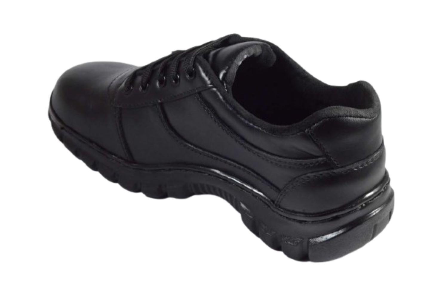 DBN STYLE 003 Real Leather Steel Toe Safety Shoes Black_2